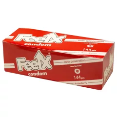 FeelX condoms - strawberry (144 pcs)