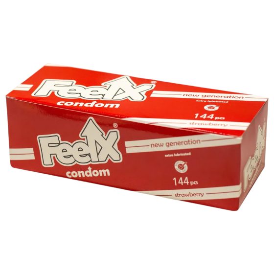 FeelX Condoms - Strawberry (144 Pack)