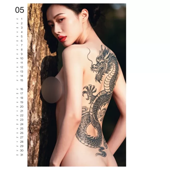 Tattoo Girls 2027 - Erotic Wall Calendar (1 pc)