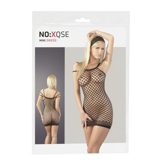 NO:XQSE - Fishnet Sexy Mini Dress - Black (S-L)