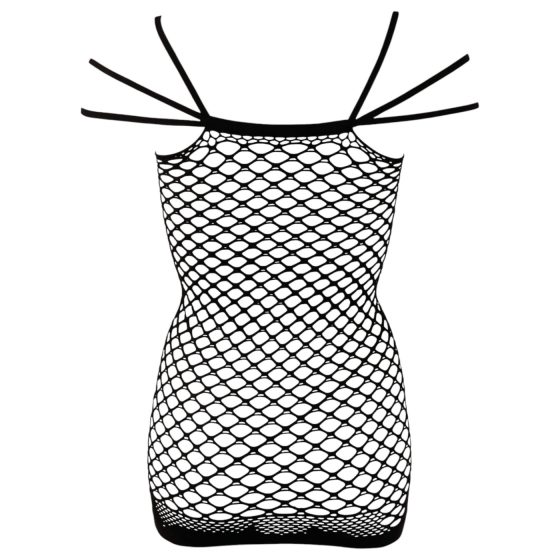 NO:XQSE - Fishnet Sexy Mini Dress - Black (S-L)
