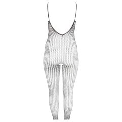 / NO:XQSE - Open Net Bodysuit (Black)