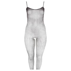 / NO:XQSE - Open Net Bodysuit (Black)