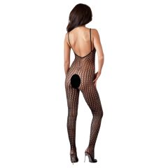 / NO:XQSE - Open Net Bodysuit (Black)