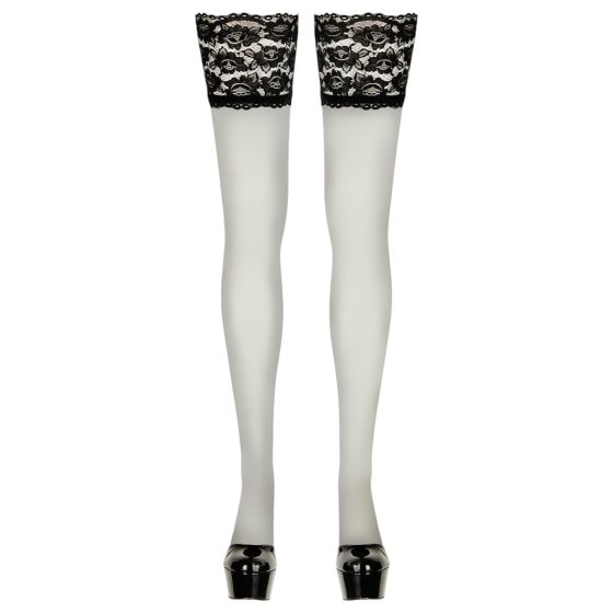 Cottelli - Stockings with Wide Lace Trim