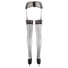Cottelli - Lace Stockings (Black) - 5/XXL