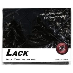 Glossy Black Sheet - 200x230cm