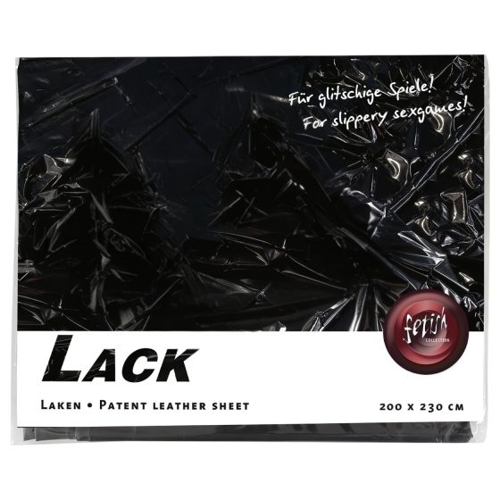 Glossy Black Sheet - 200x230cm