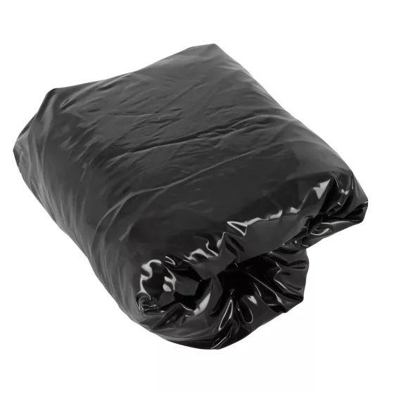 Vinyl Fitted Sheet - 220x220cm (Black)