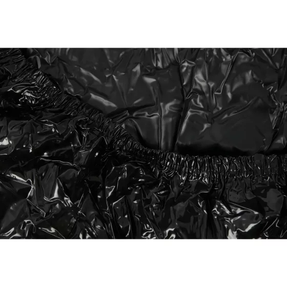 Vinyl Fitted Sheet - 220x220cm (Black)