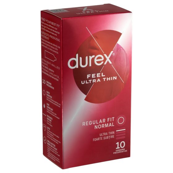 Durex Feel Ultra Thin - Ultra Realistic Condoms (10 Pack)
