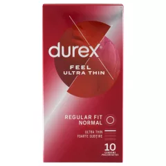 Durex Feel Ultra Thin - Ultra Realistic Condoms (Pack of 10)