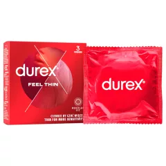 Durex Feel Thin - natural feeling condoms (3 pcs)