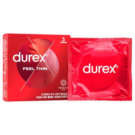 Durex Feel Thin - natural feeling condoms (3 pcs)
