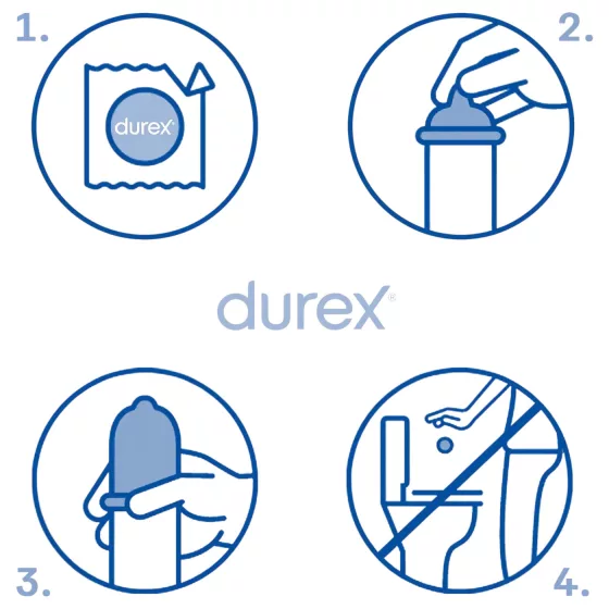 Durex Feel Thin - natural feeling condoms (3 pcs)