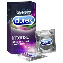 Durex Intense Ribbed & Dotted Condoms (10 Pack)