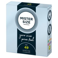 Mister Size Ultra-Thin Condoms - 49mm (3-Pack)