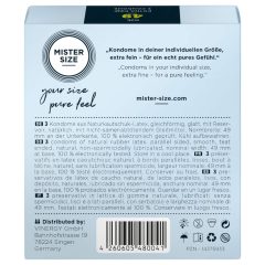 Mister Size Ultra-Thin Condoms - 49mm (3-Pack)