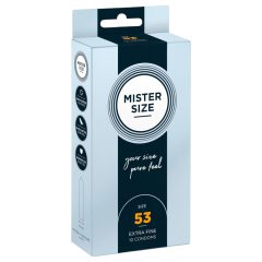 Mister Size Thin Condoms - 53mm (Pack of 10)