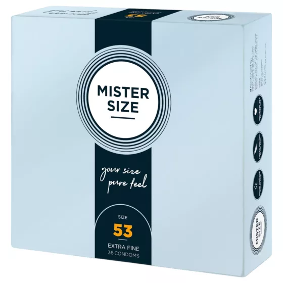 Mister Size Thin Condoms - 53mm (36-pack)