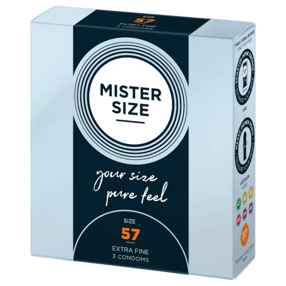 Mister Size Thin Condoms - 57mm (3-pack)