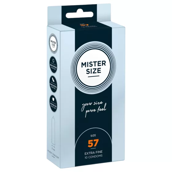Mister Size Thin Condoms - 57mm (Pack of 10)