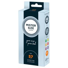 Mister Size Thin Condoms - 57mm (Pack of 10)