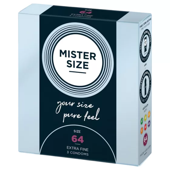 Mister Size Thin Condoms - 64mm (3-pack)