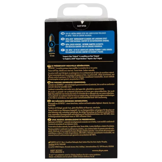 Manix Skyn - Ultra Thin, Latex-Free Condoms (10 Pack)