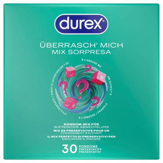 Durex Surprise Me - Condom Variety Pack (30 Count)