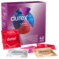 Durex Love Mix - Condom Variety Pack (40 Pieces)