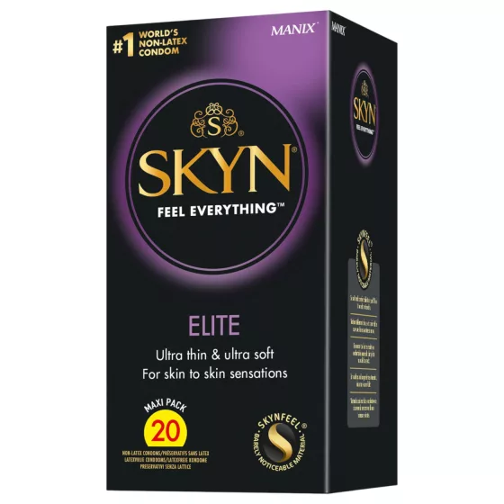 Manix SKYN Elite - Ultra-Thin Latex-Free Condoms (20 Pack)