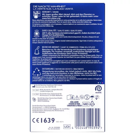 Durex Intense - Orgasmic Condoms (22 pcs)