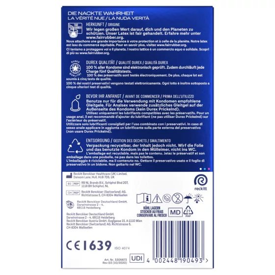 Durex Intense - Orgasmic Condoms (10 pcs)
