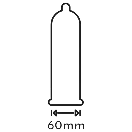 Secura Aubergine - extra large condoms - 60 mm (48 pcs)