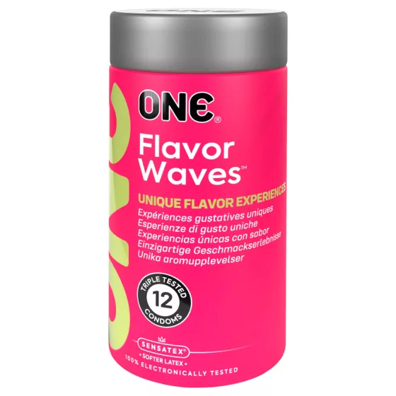 ONE Flavor Waves - Assorted Flavored Condoms (12 Pack)
