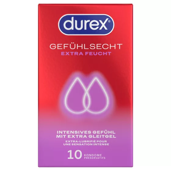Durex - extra lubricated condoms (10 pcs)