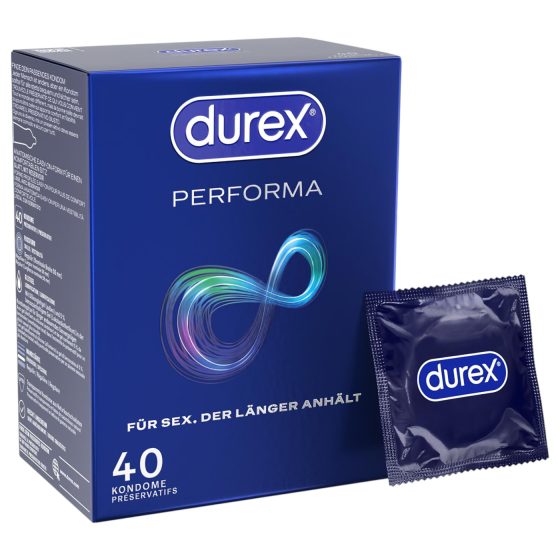 Durex Performa - Extended Pleasure Condoms (40 Pack)