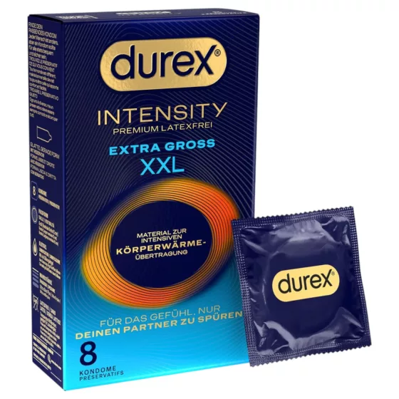 Durex Intensity XXL - Latex-Free Condoms (8 Pack)
