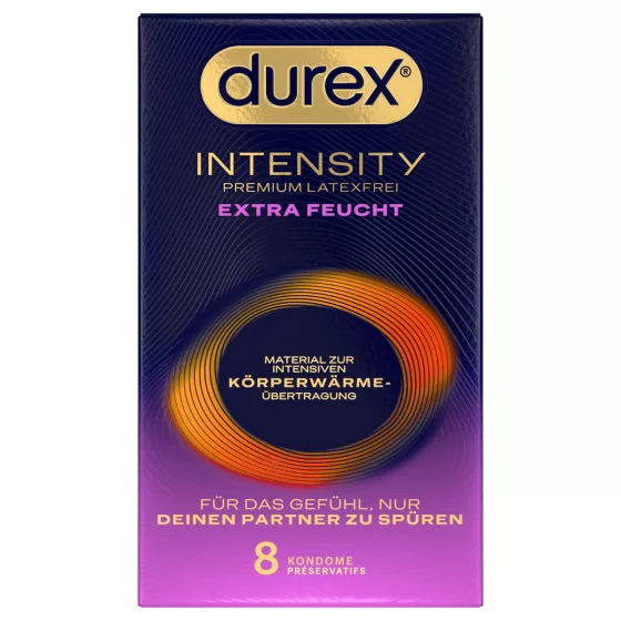 Durex Intensity - extra lubricated latex‑free condoms (8 pcs)