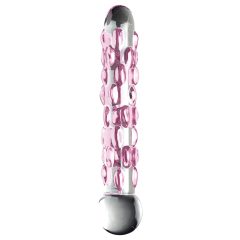 Icicles No. 7 - Beaded Glass Dildo