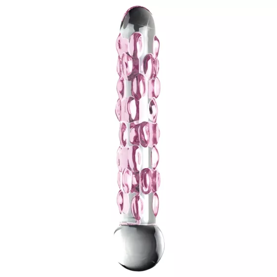 Icicles No. 7 - Beaded Glass Dildo