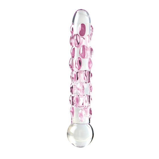 Icicles No. 7 - Beaded Glass Dildo