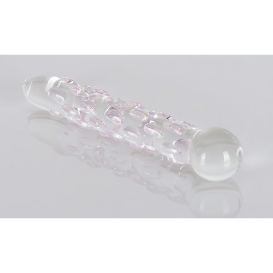 Icicles No. 7 - Beaded Glass Dildo