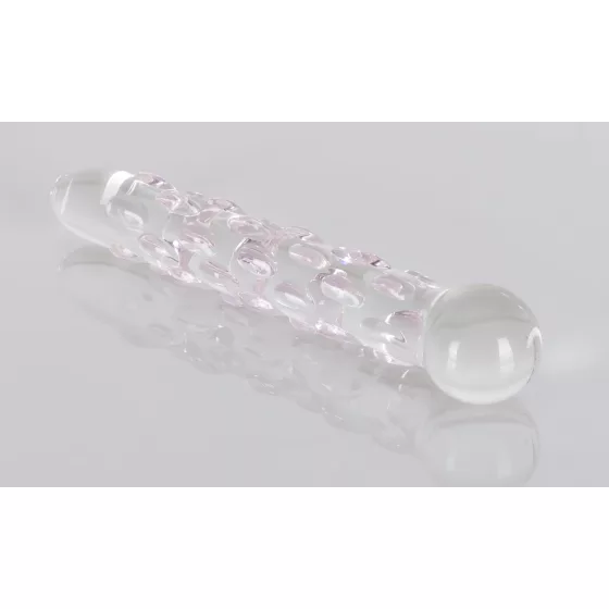 Icicles No. 7 - Beaded Glass Dildo