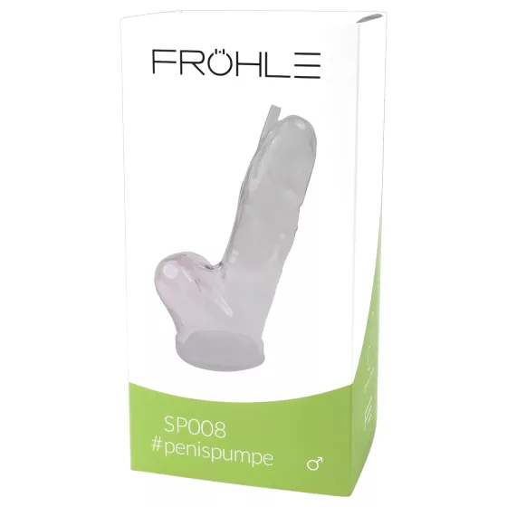 Fröhle SP008 - medical anatomical penis pump replacement cylinder - 21 cm