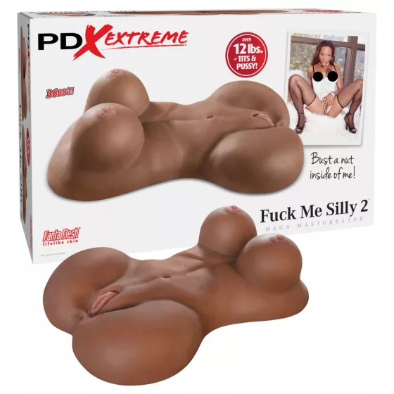 Pipedream Fuck Me Silly Sista - brown female torso masturbator (5.7 kg)