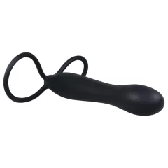 You2Toys - Black Special Anal Dildo & Cock Ring Combo