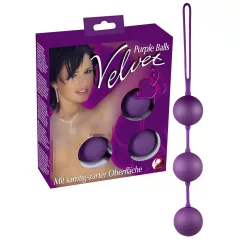 You2Toys - Velvet Purple Triple Pleasure Balls