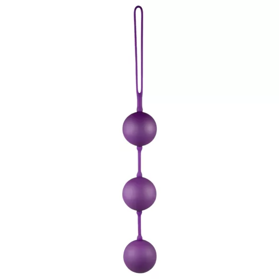You2Toys - Velvet Purple Triple Pleasure Balls